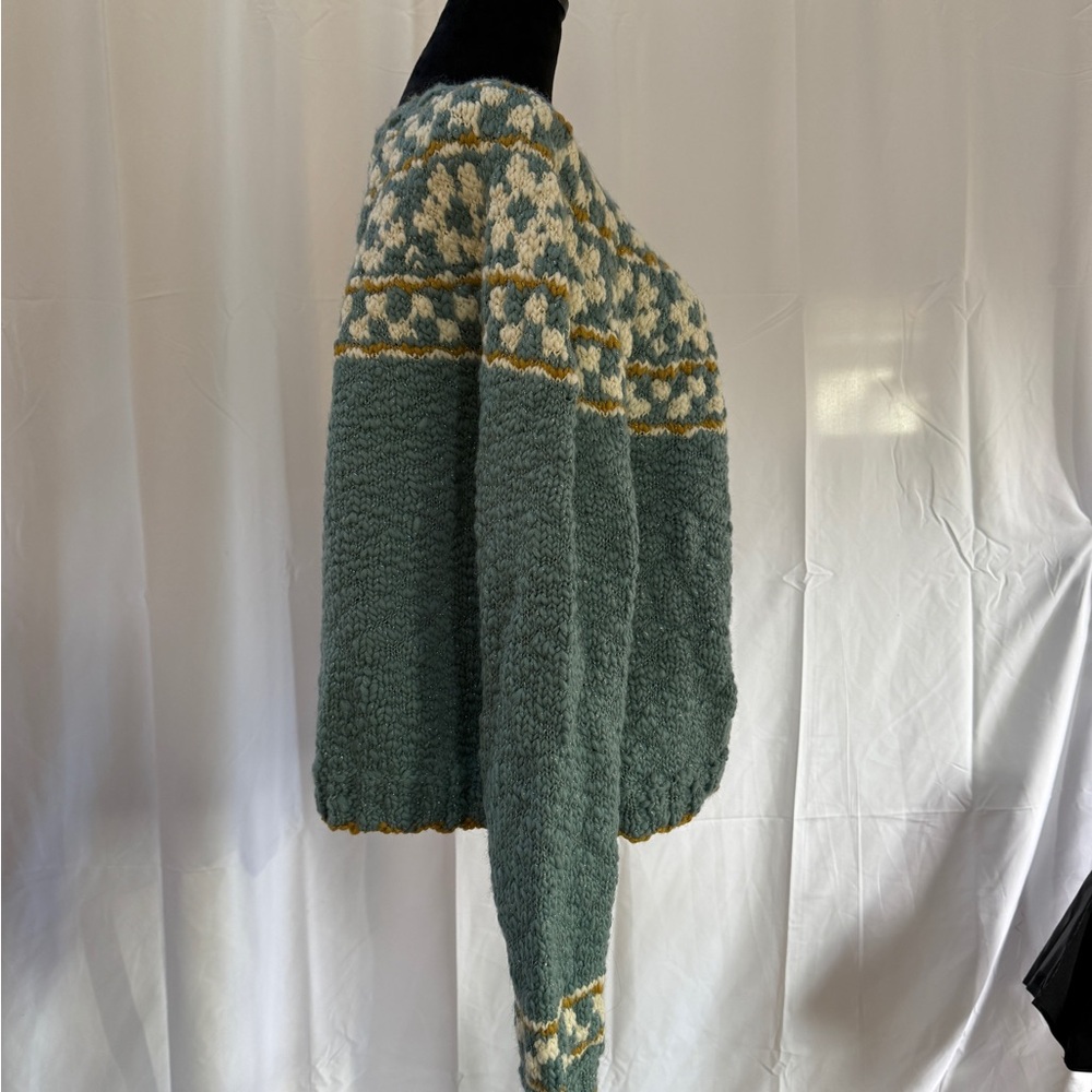 Handmade Chunky Wool Sweater - Picture 2 of 7